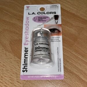 L.A. COLORS Shimmer Loose Eyeshadow in Snow White